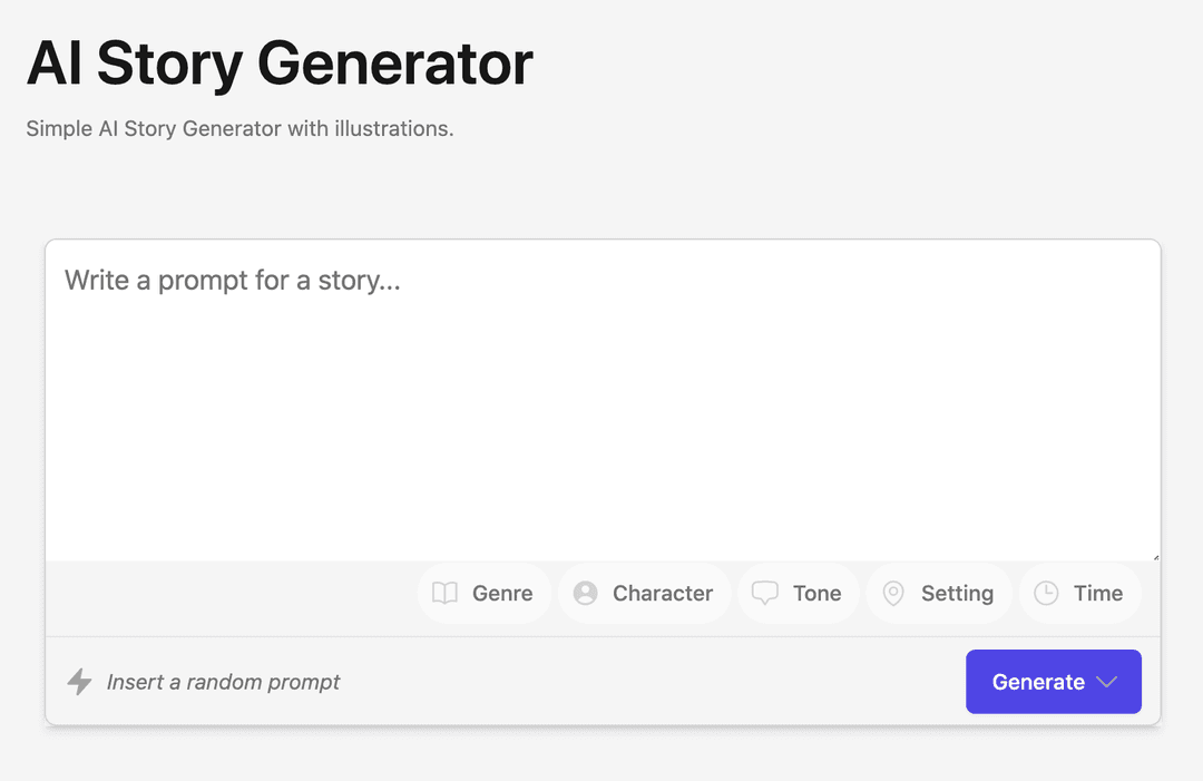 Story preview example