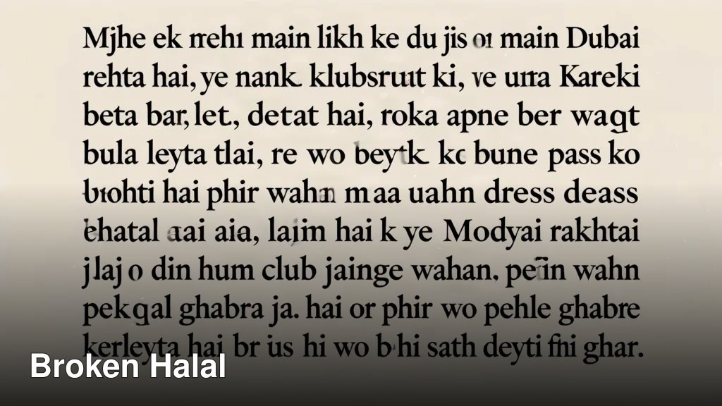 Broken Halal