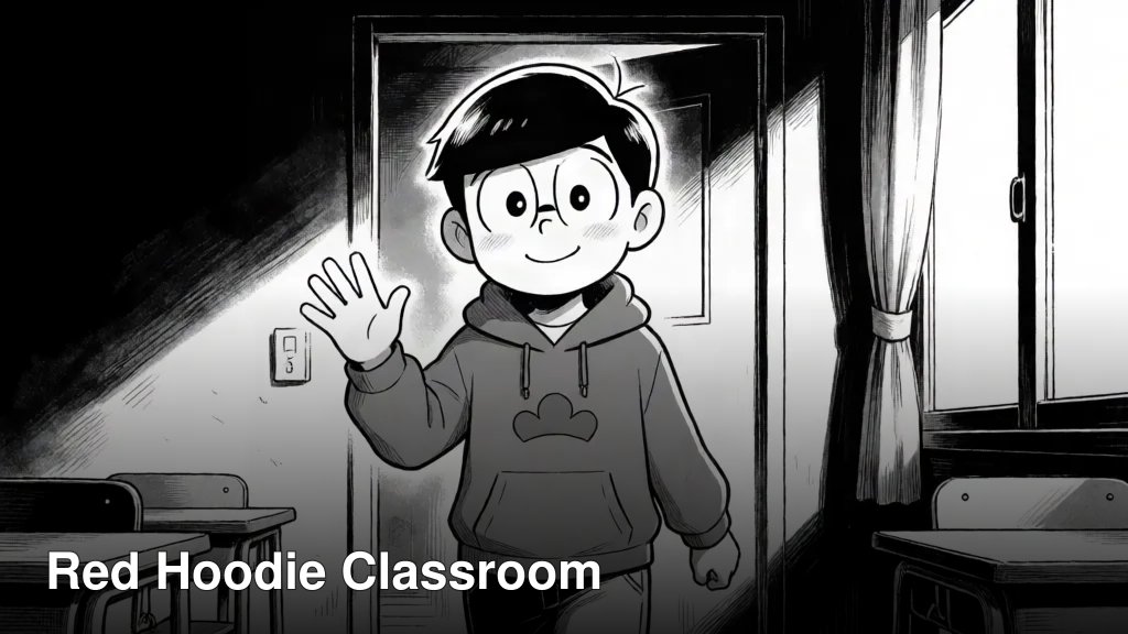 Red Hoodie Classroom