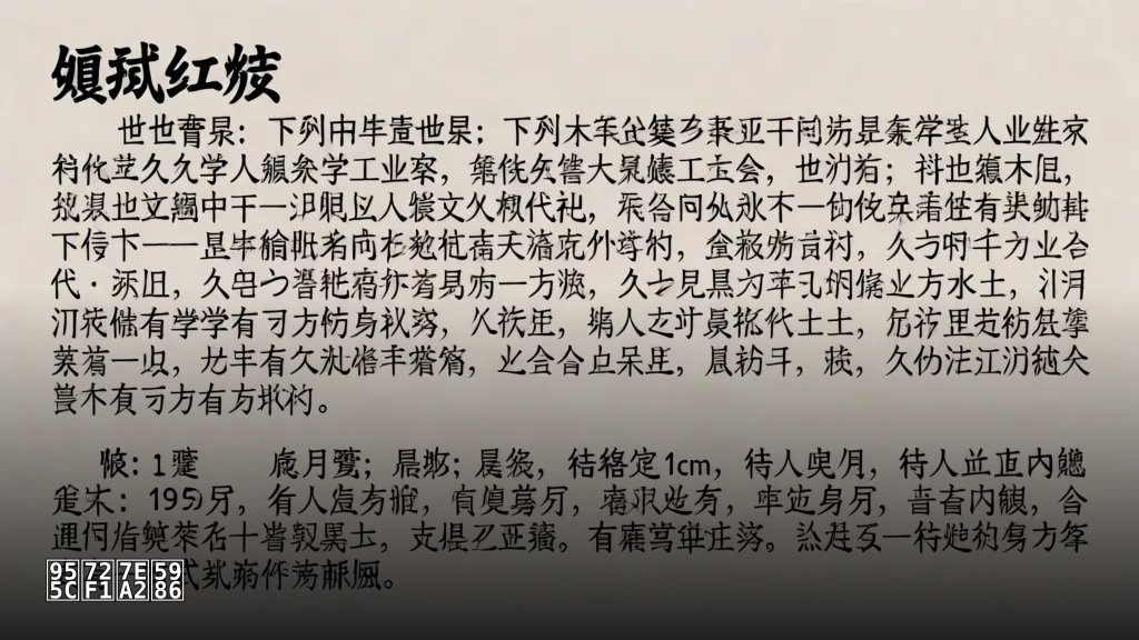 镜狱红妆