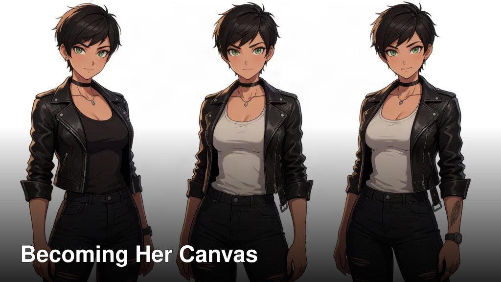 Becoming Her Canvas