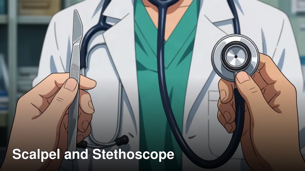 Scalpel and Stethoscope
