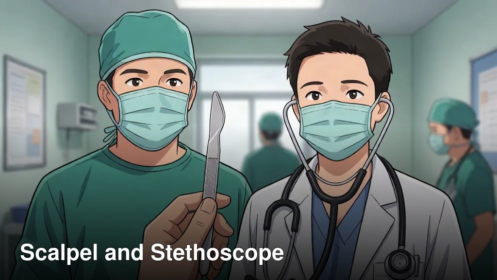 Scalpel and Stethoscope