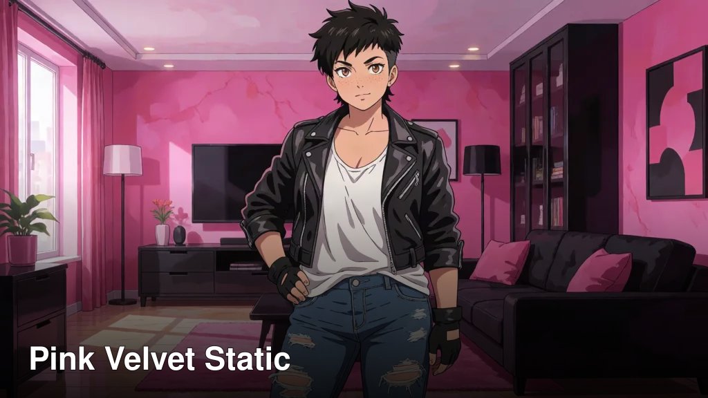 Pink Velvet Static