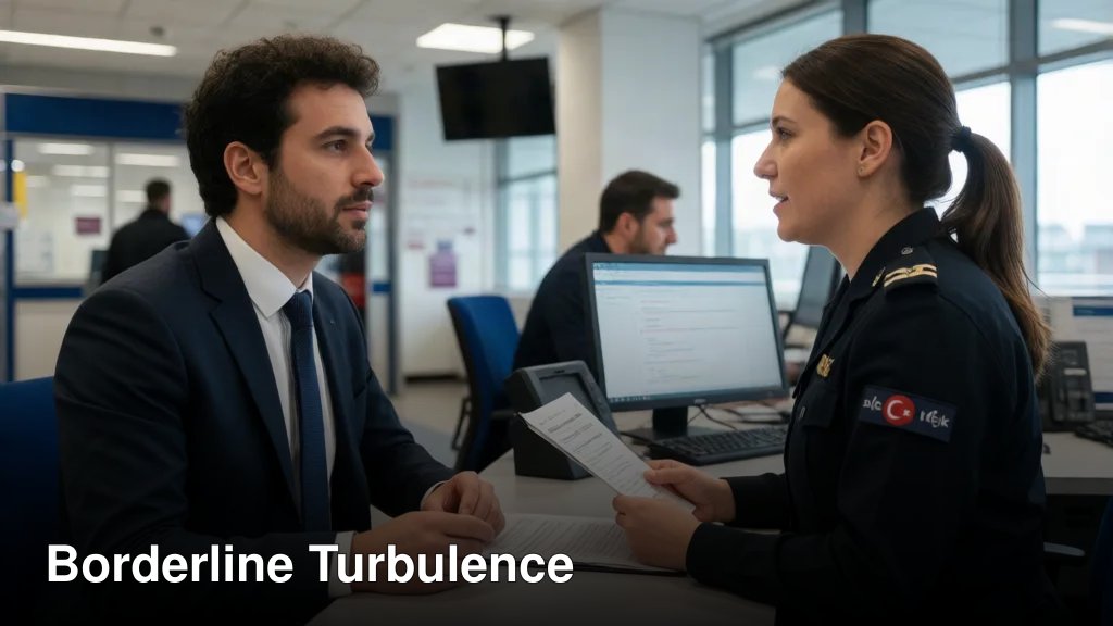 Borderline Turbulence