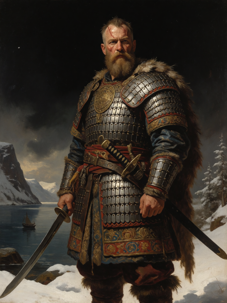 Ancient Warrior Portrait