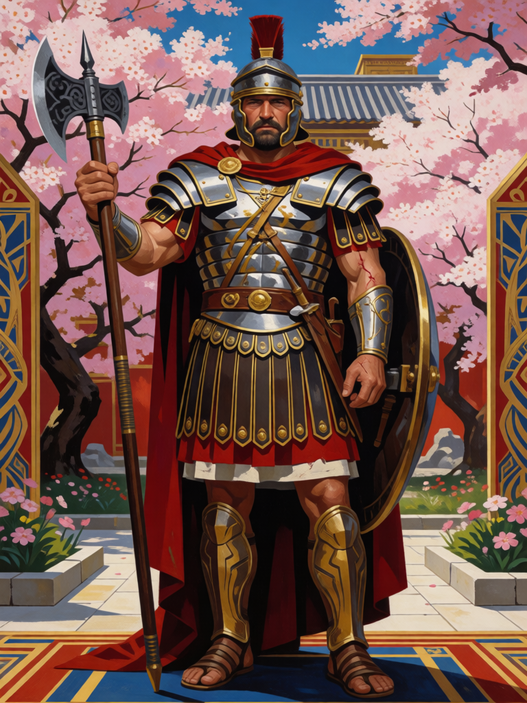 Ancient Warrior Portrait