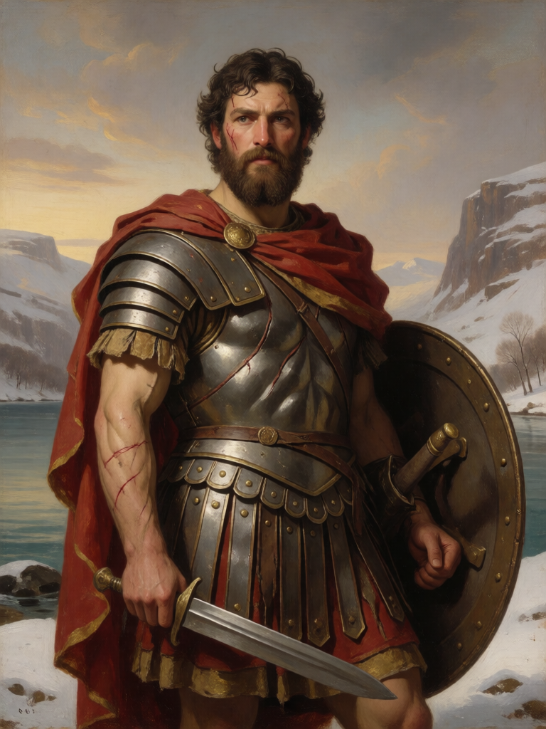 Ancient Warrior Portrait