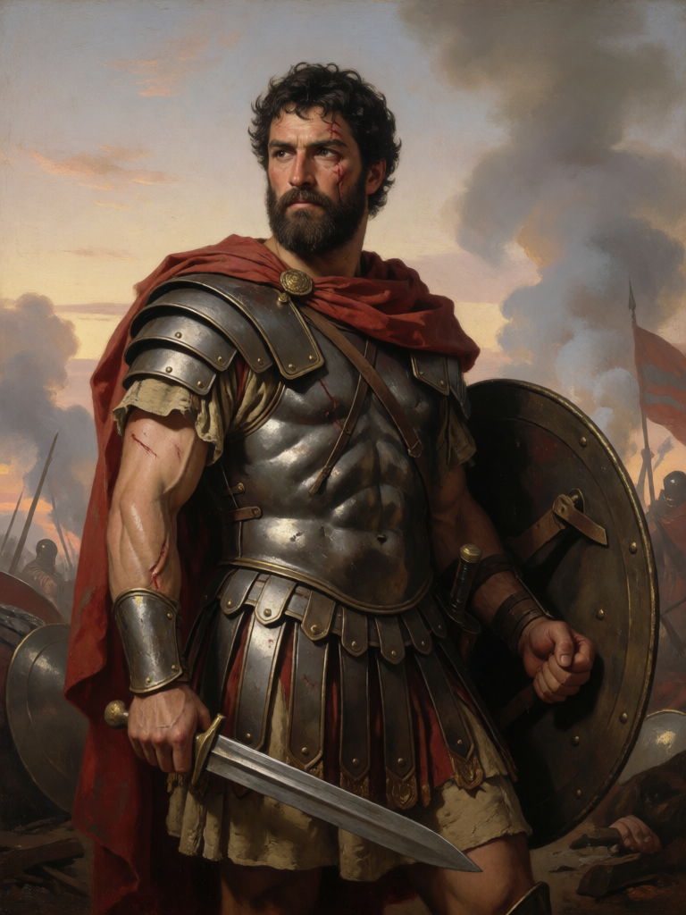 Ancient Warrior Portrait