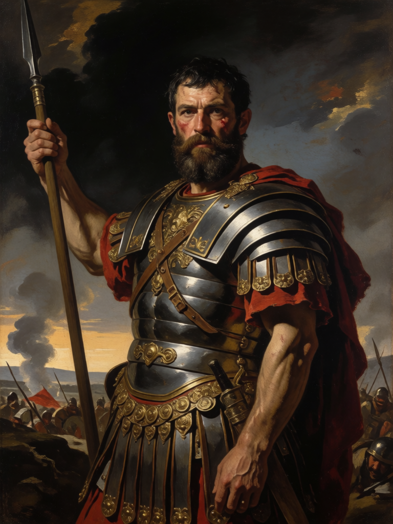 Ancient Warrior Portrait