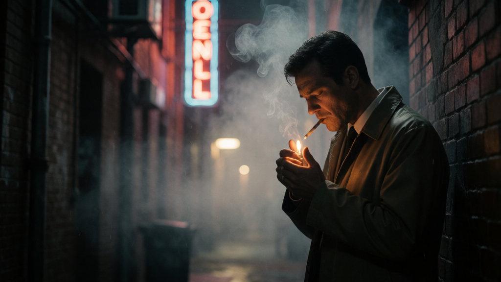 Cinematic Film Still