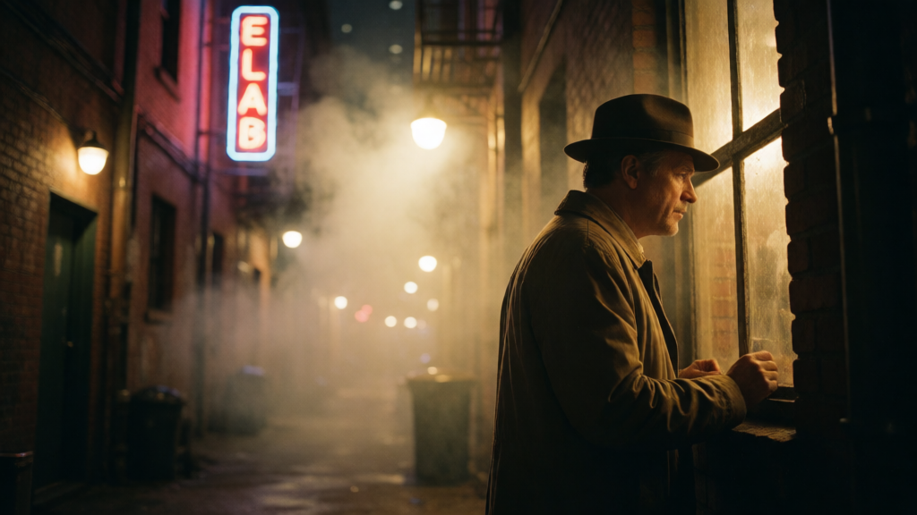 Cinematic Film Still