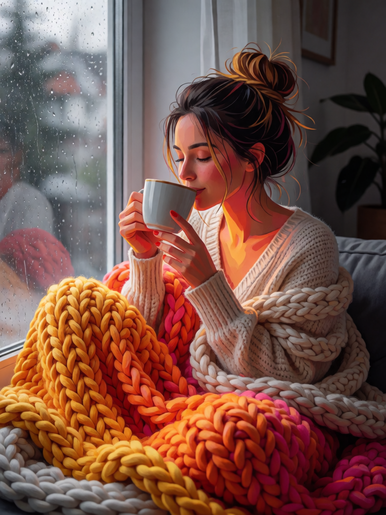 Cozy At-Home Moment