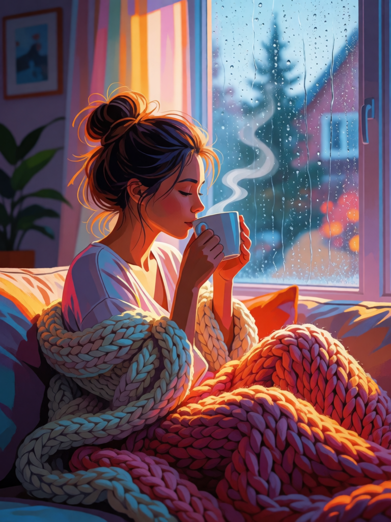 Cozy At-Home Moment