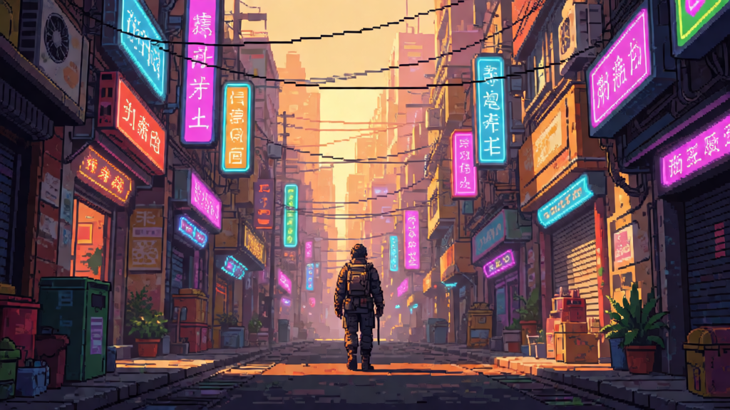 Pixel Art Scene