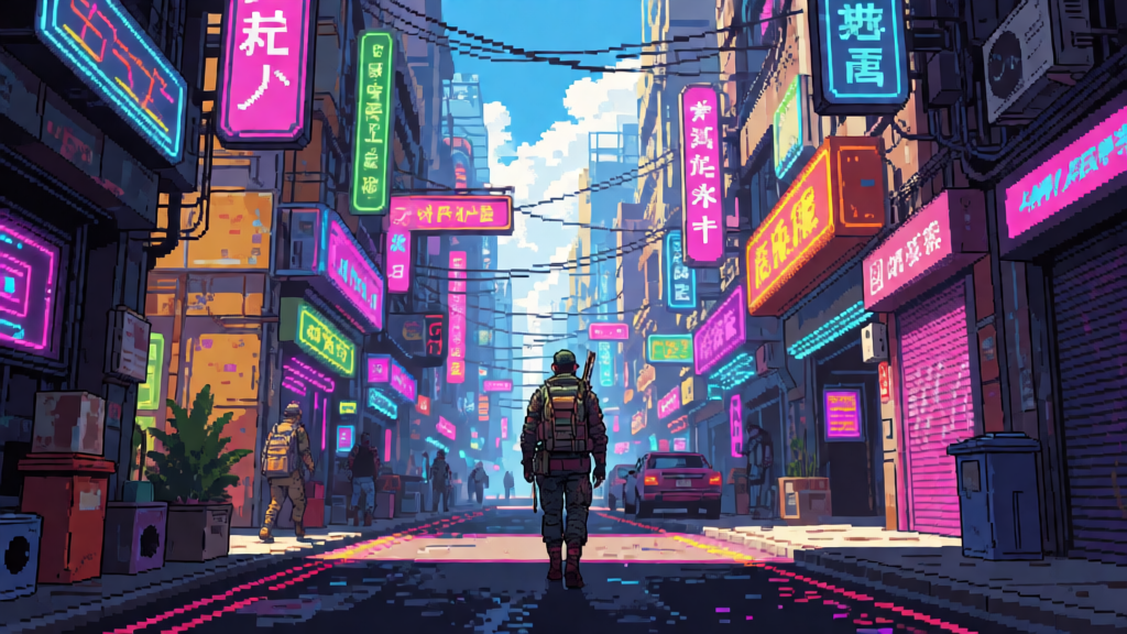 Pixel Art Scene