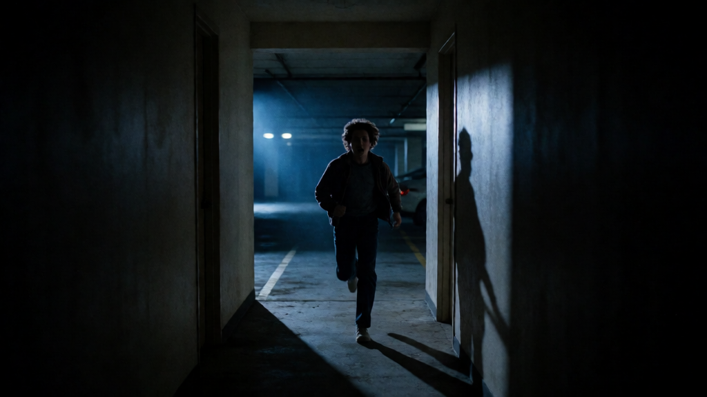 Retro Slasher Film Still