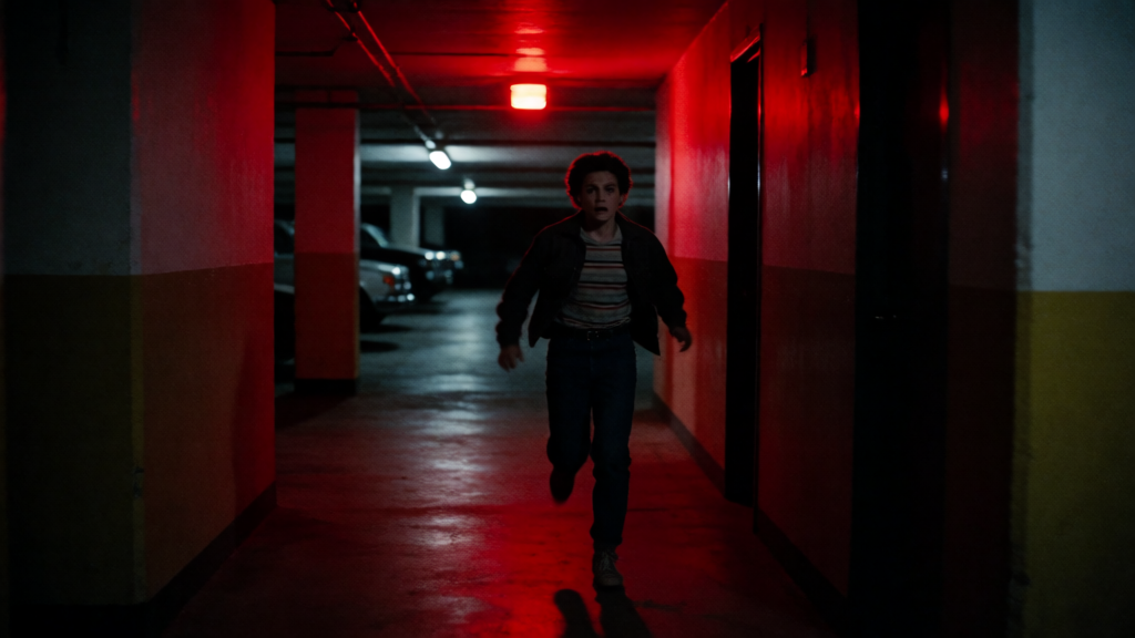 Retro Slasher Film Still