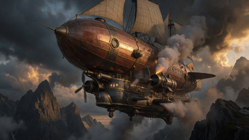 Steampunk Airship Vista