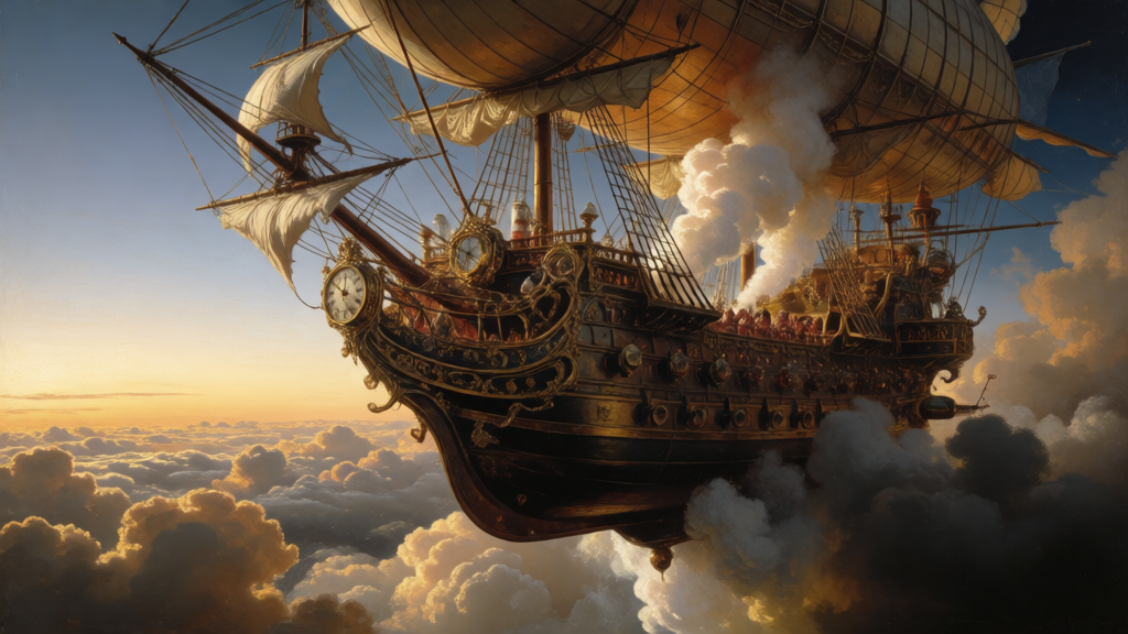 Steampunk Airship Vista