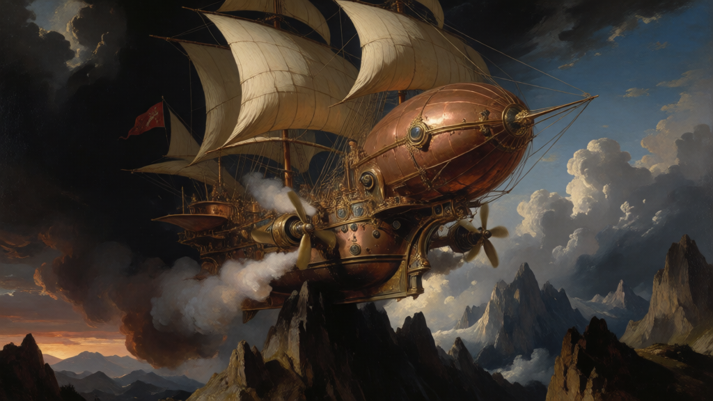 Steampunk Airship Vista