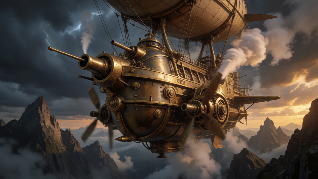 Steampunk Airship Vista