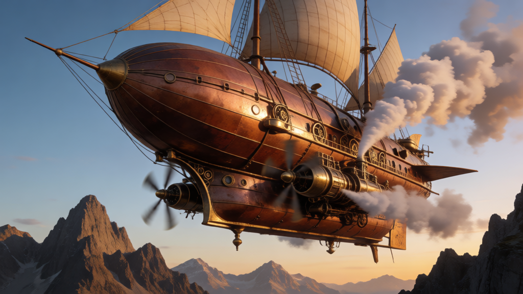 Steampunk Airship Vista