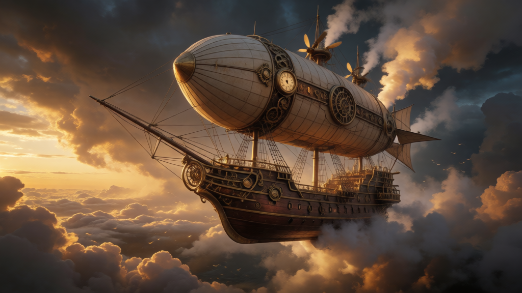 Steampunk Airship Vista