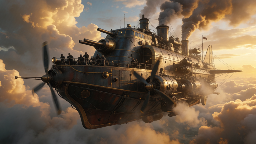Steampunk Airship Vista
