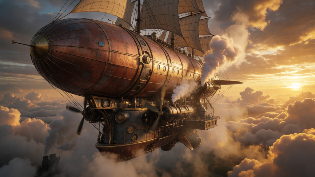 Steampunk Airship Vista
