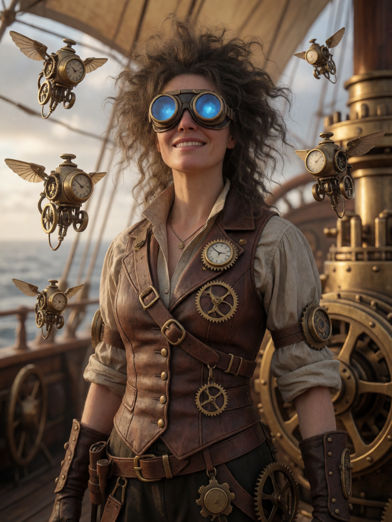 Steampunk Inventor Portrait